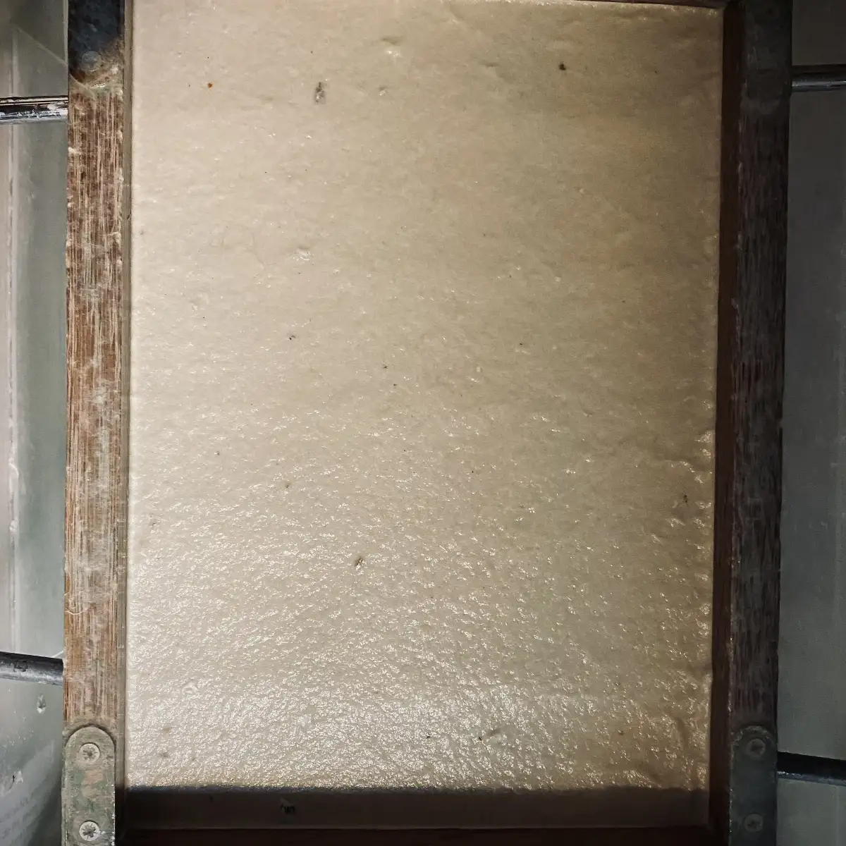 Feuille A4. Papier recyclé +\- 110 g